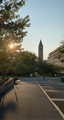 Picture I took of the clocktower at Cornell